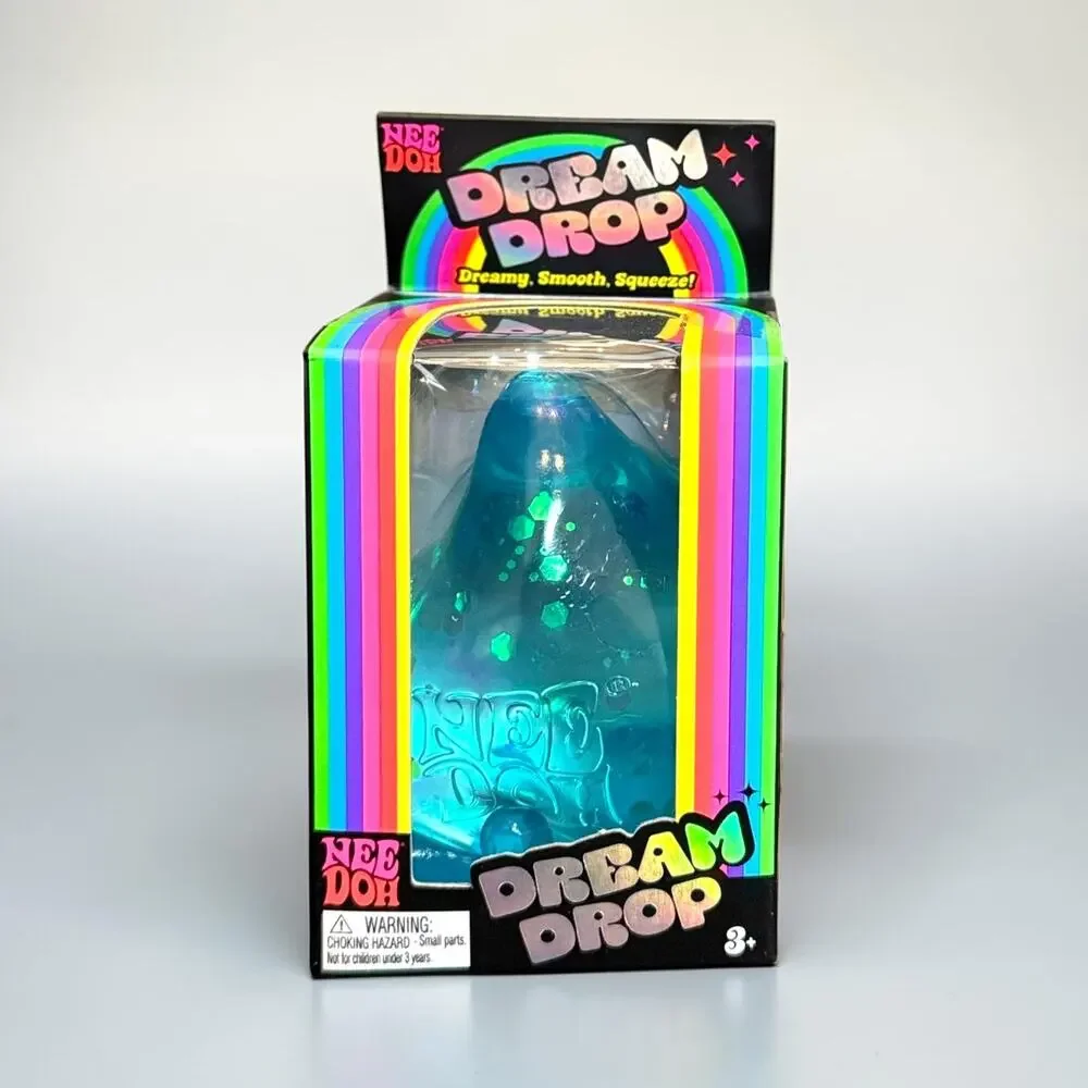 NeeDoh Dream Drop Blue Schylling Sensory Fidget Stress Toy New in Box NIB